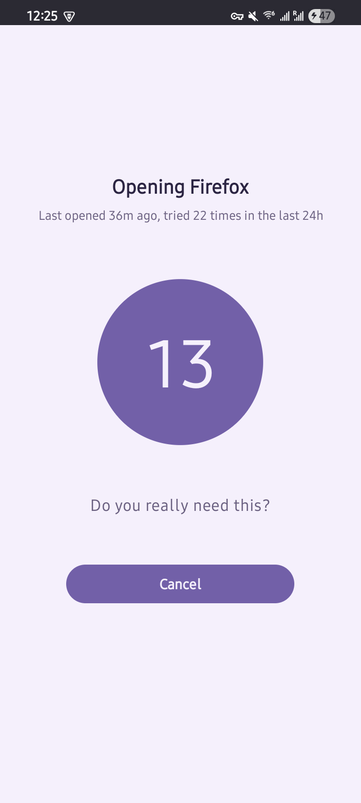 Screenshot of Pause
