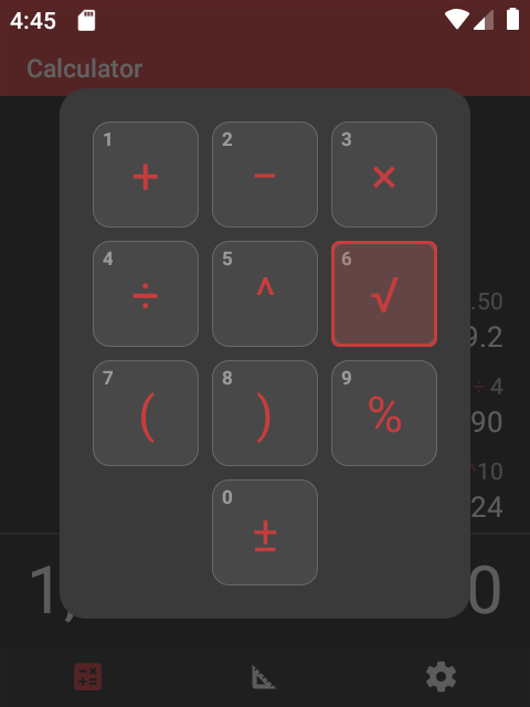 Screenshot of DumberKit: Calculator