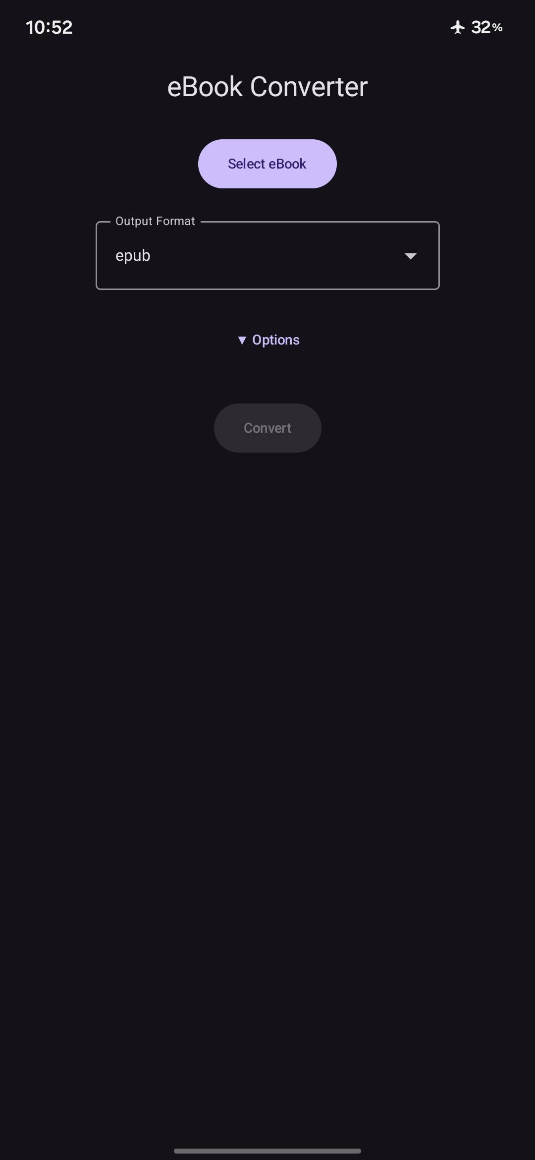 Screenshot of EbookConverter