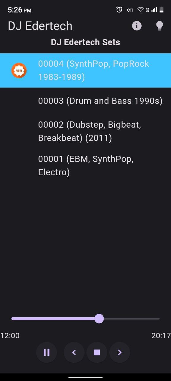 Screenshot of DJ Edertech