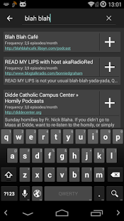 Screenshot of PodListen