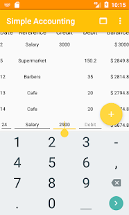 Screenshot of Simple Accounting