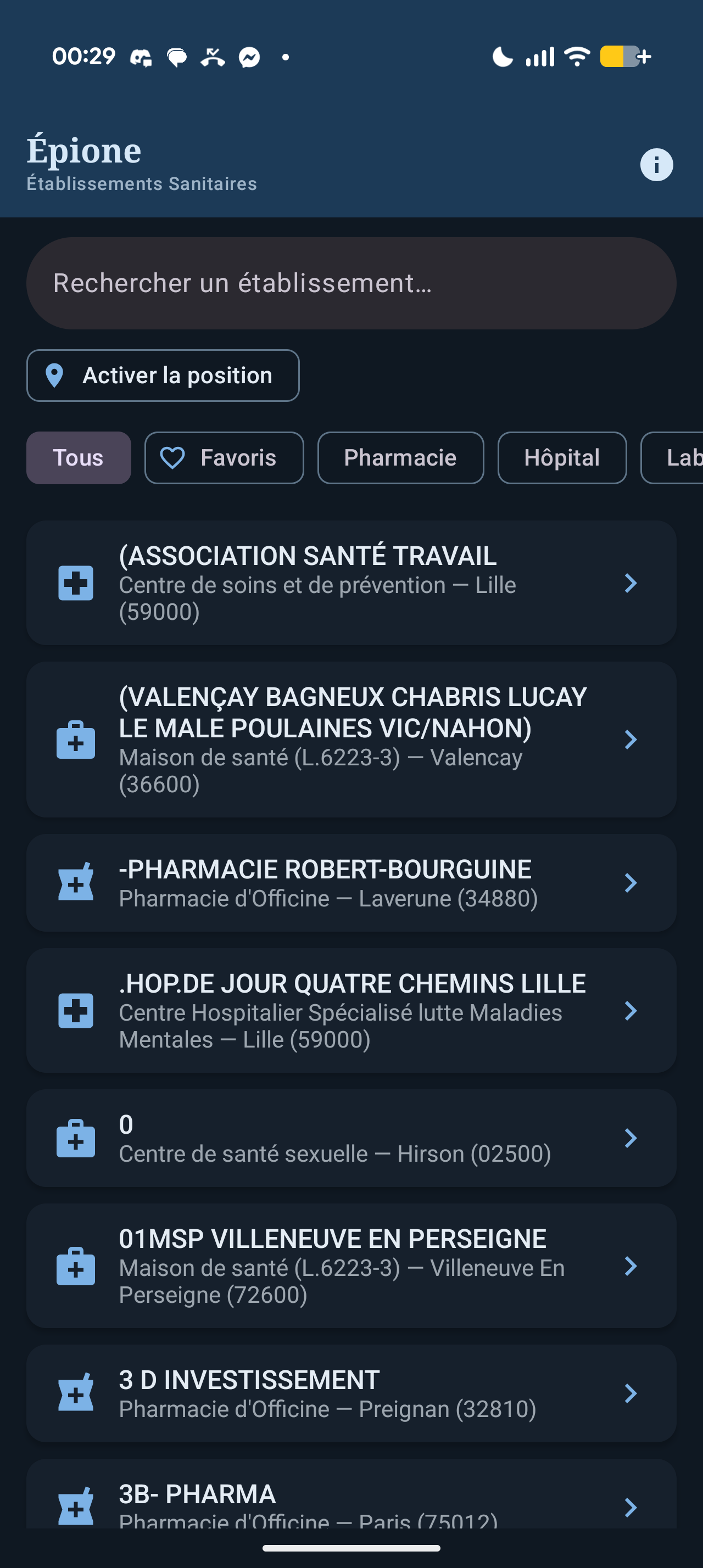 Screenshot of Épione