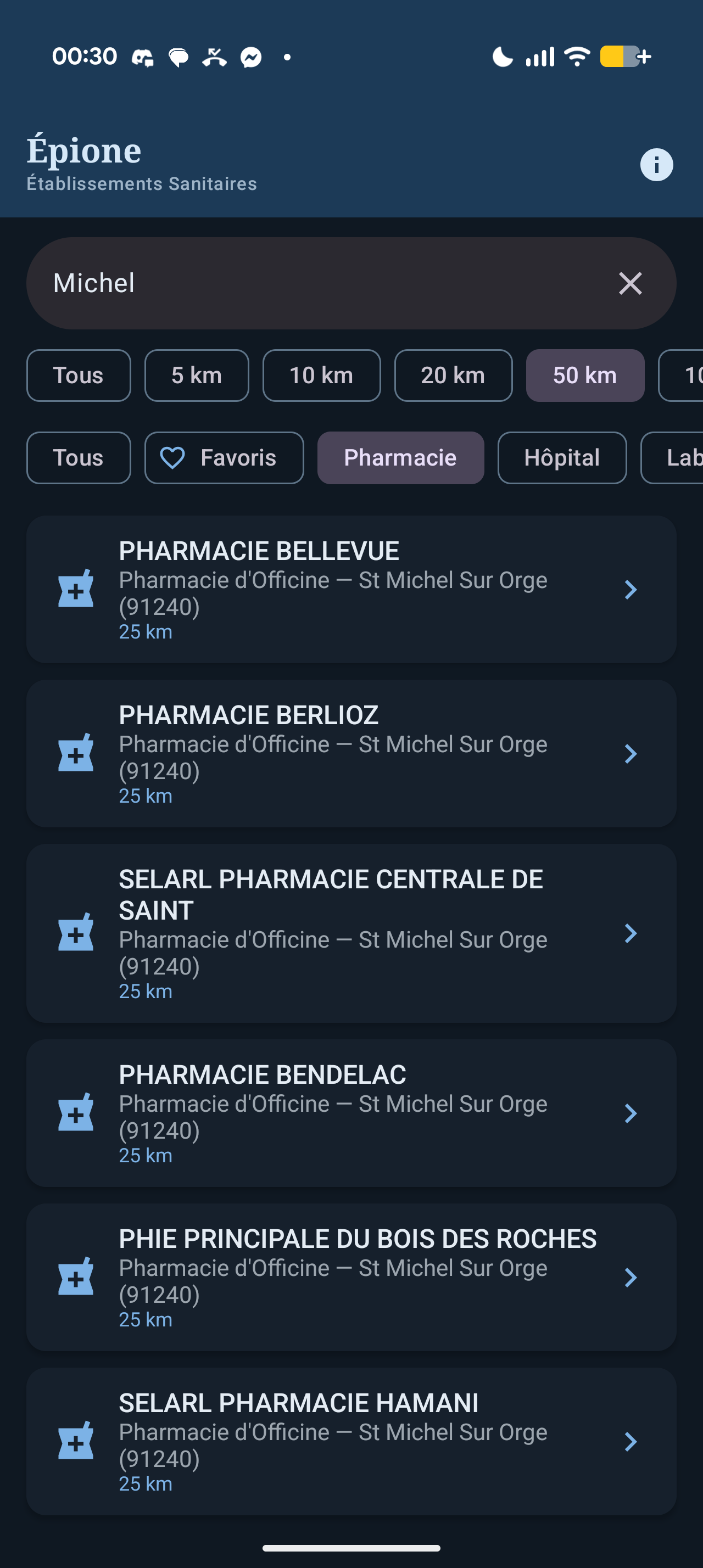 Screenshot of Épione