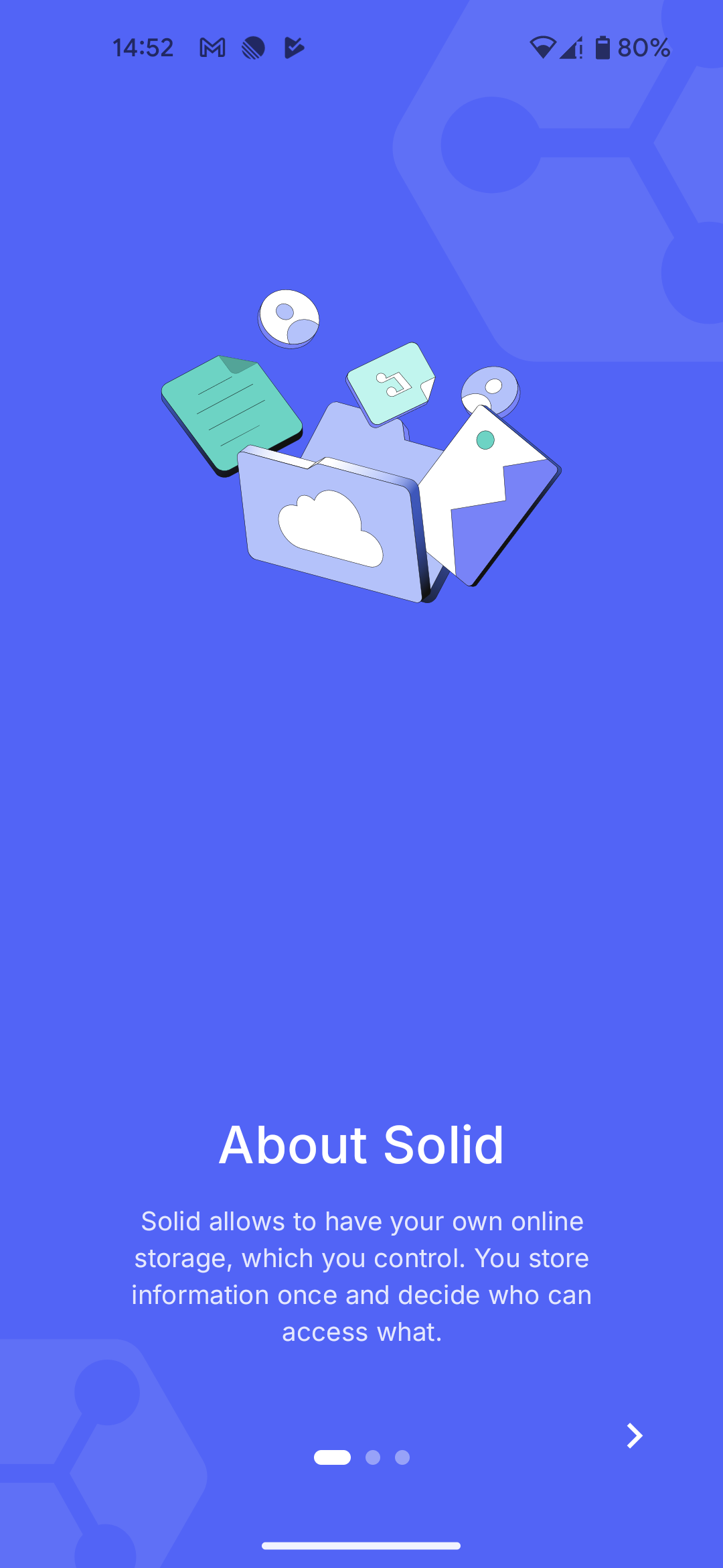 Screenshot of Solid Share