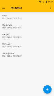 Screenshot of EteSync Notes - End-to-end Encrypted Notes