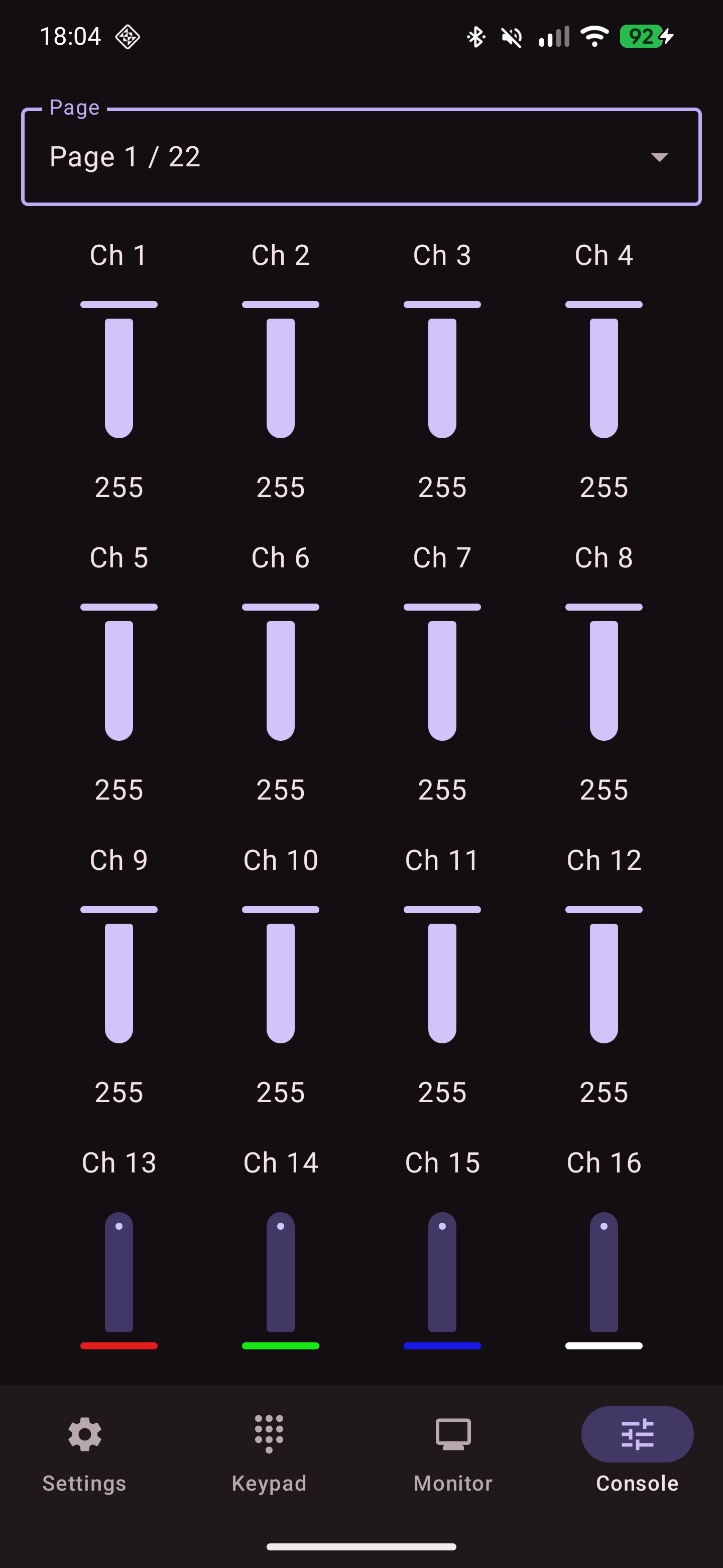 Screenshot of Controller for QLC+