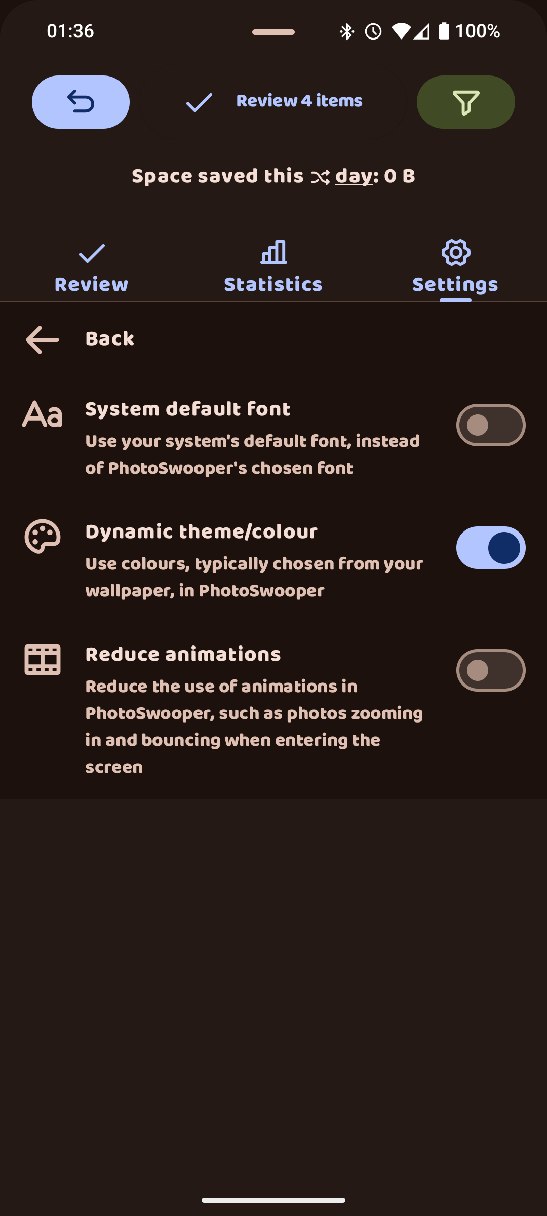 Screenshot of PhotoSwooper