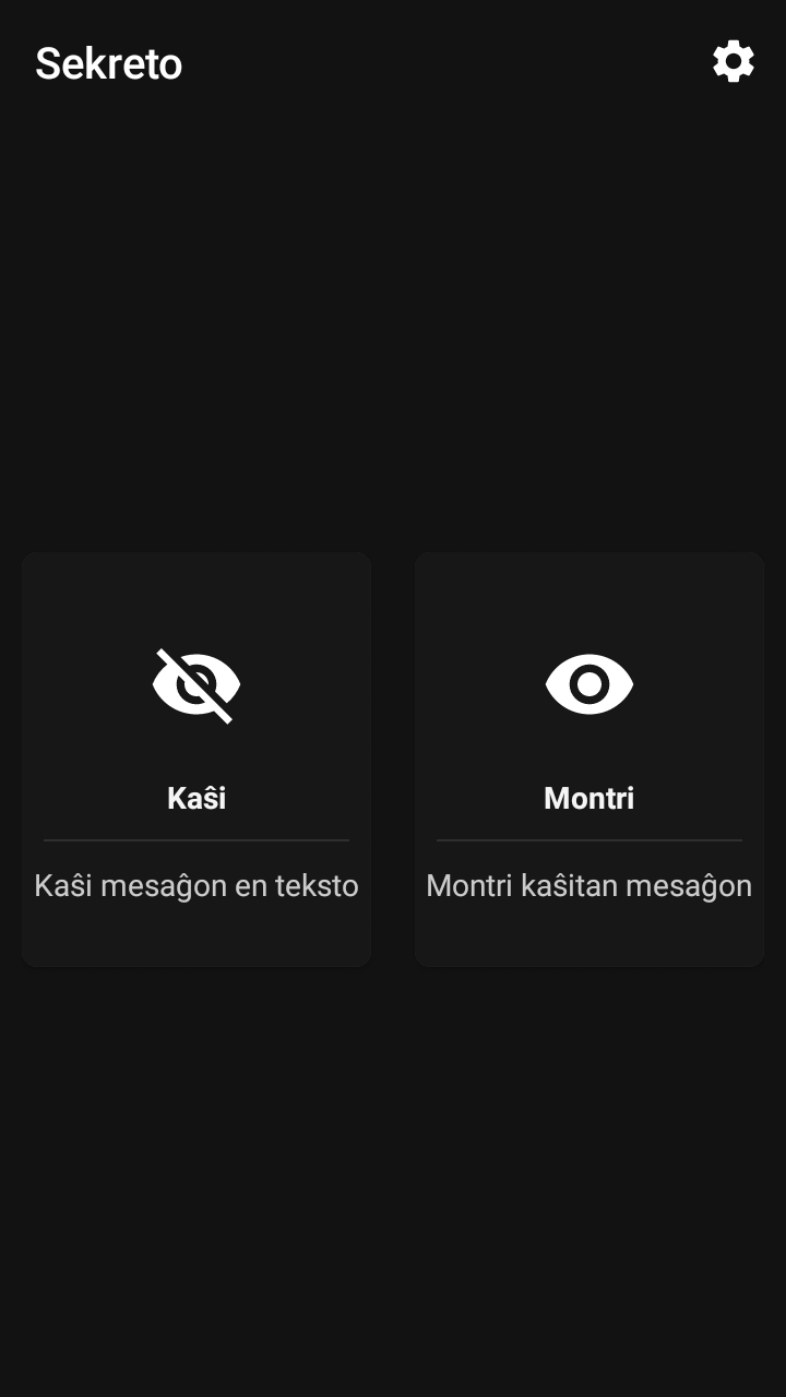 Screenshot of Sekreto