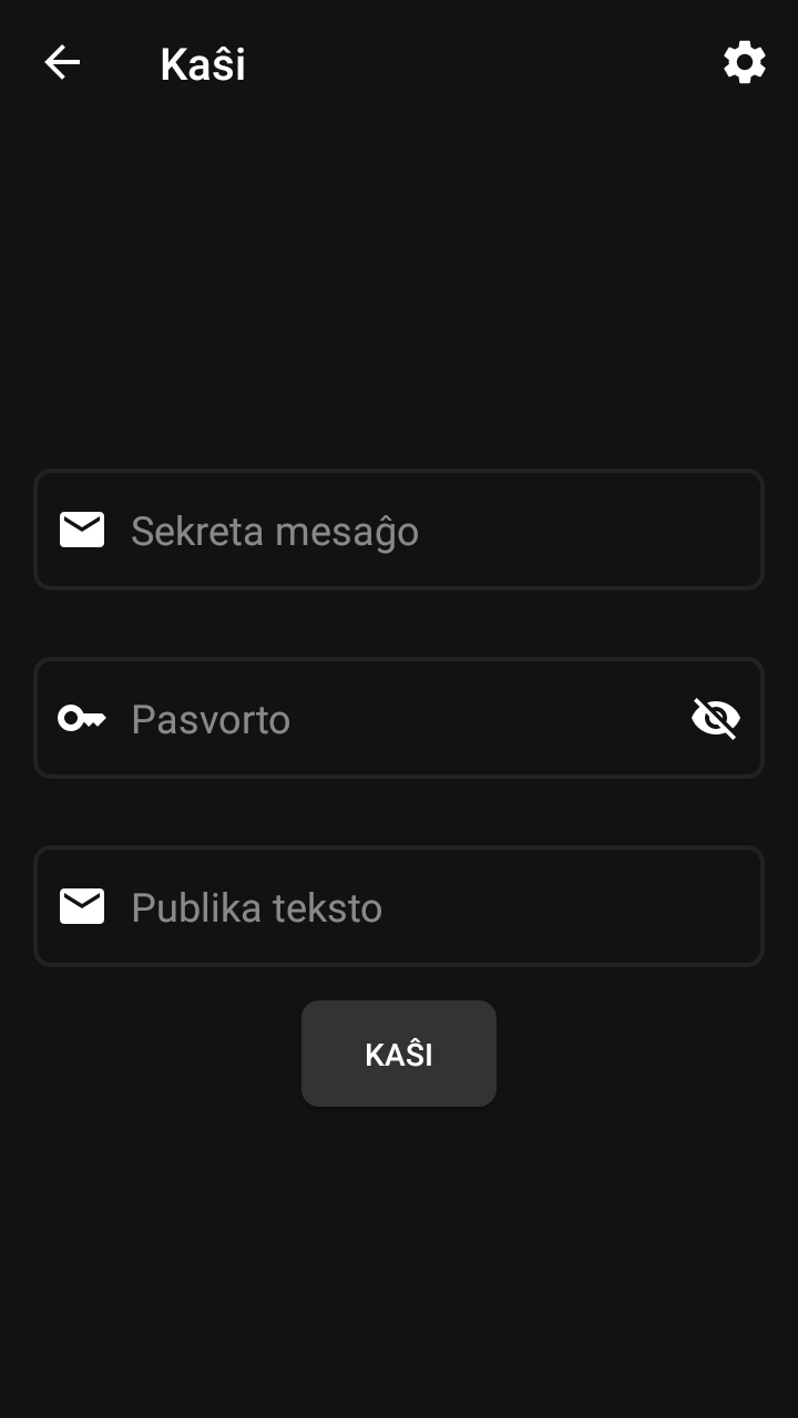 Screenshot of Sekreto