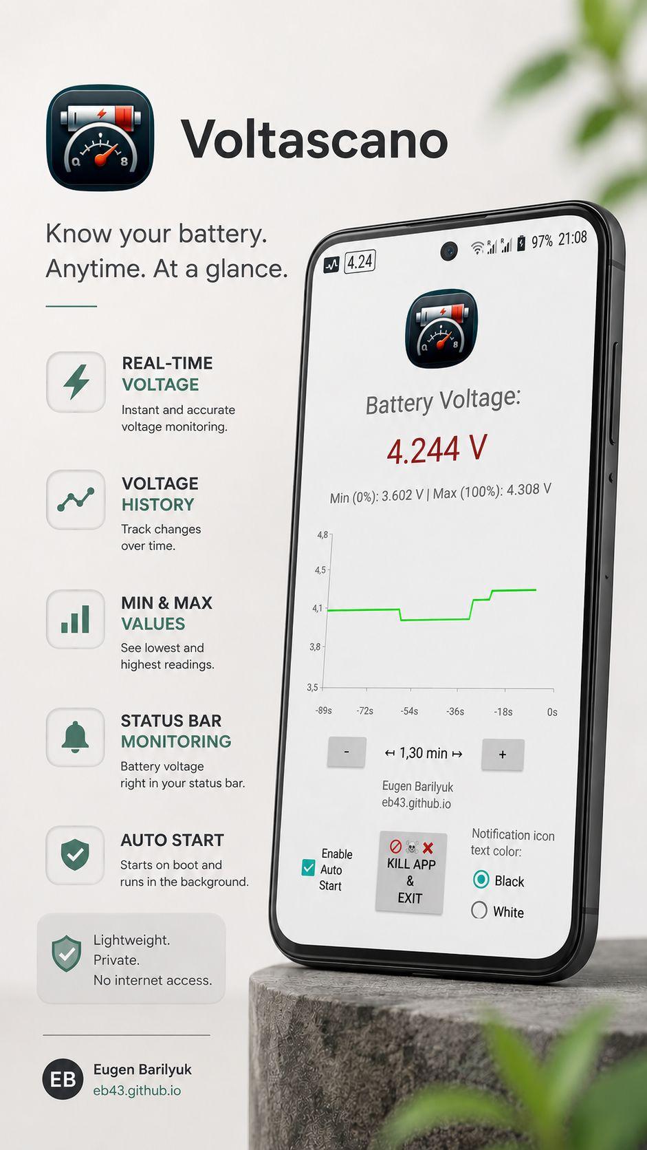 Screenshot of Voltascano