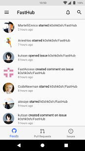 Screenshot of FastHub
