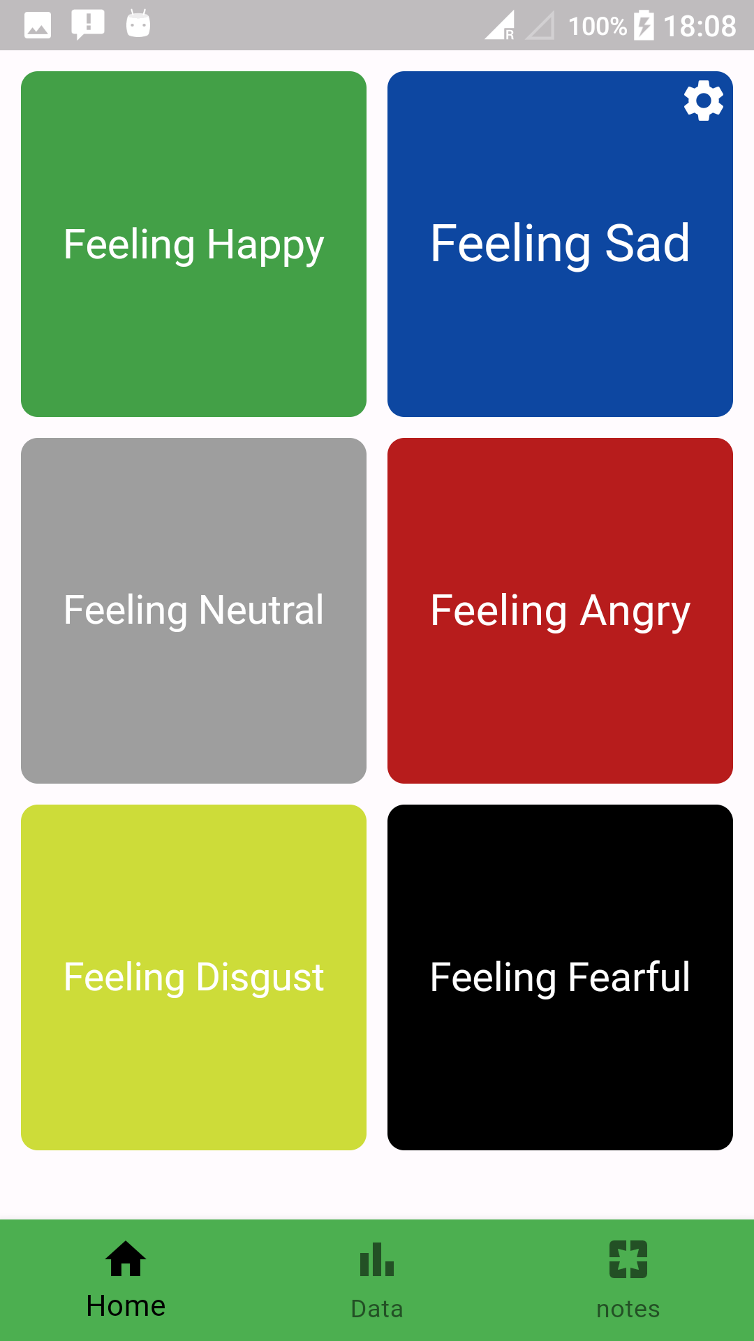 Screenshot of FeelsApp