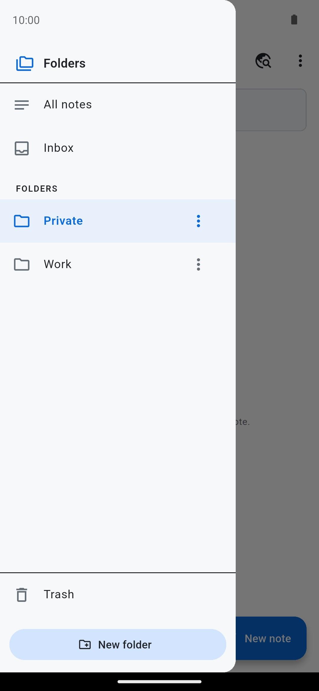 Screenshot of Notes Tech