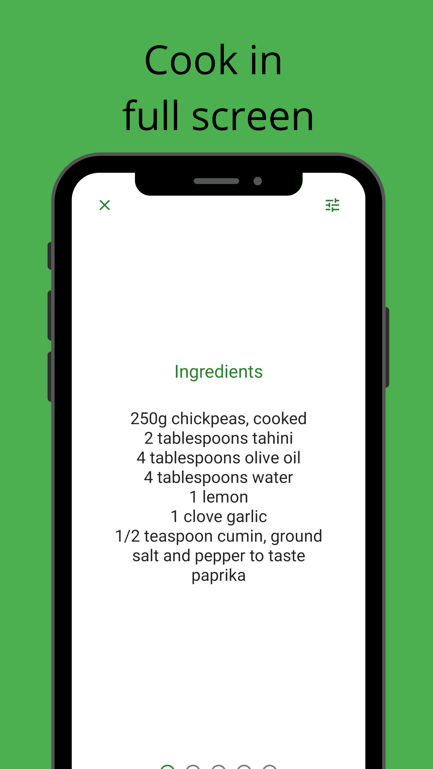 Screenshot of Broccoli: The Green Recipe App