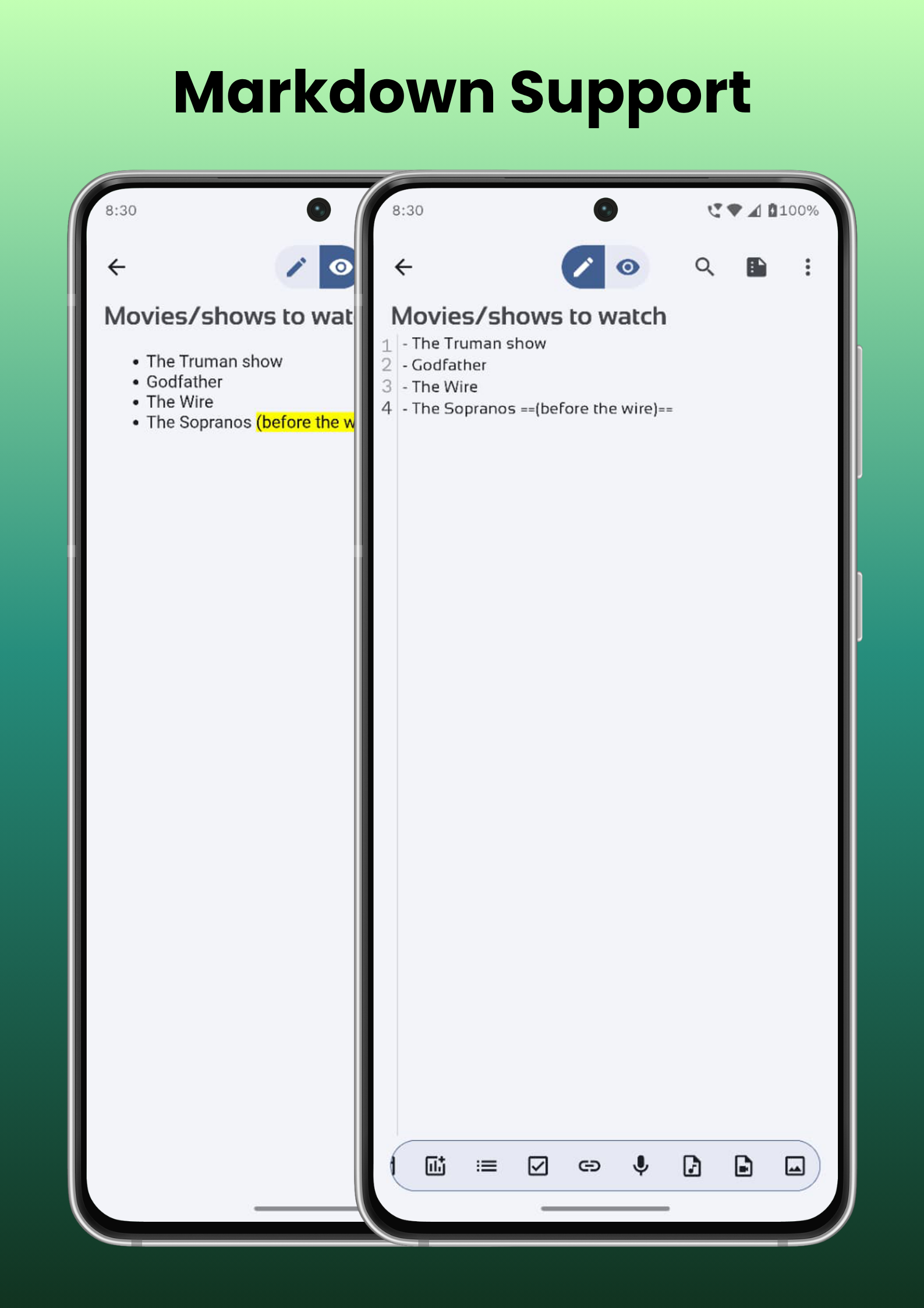 Screenshot of Flux