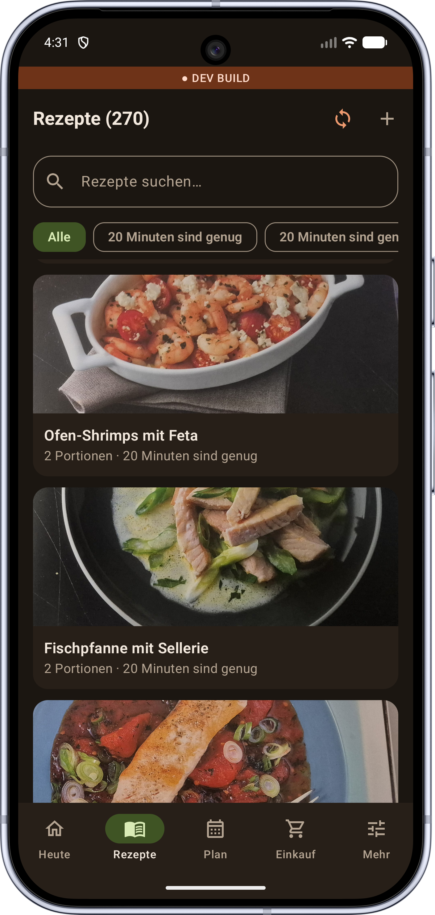 Screenshot of openCook