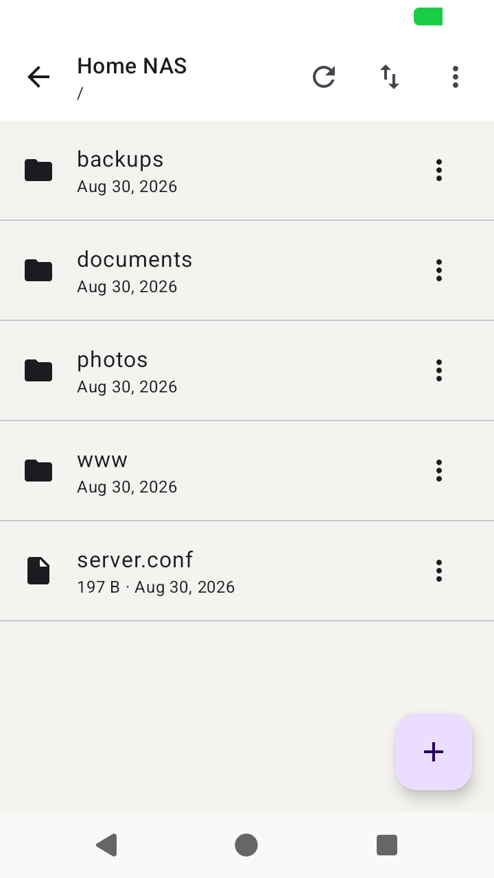 Screenshot of FreeFTP