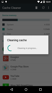 Screenshot of Cache Cleaner