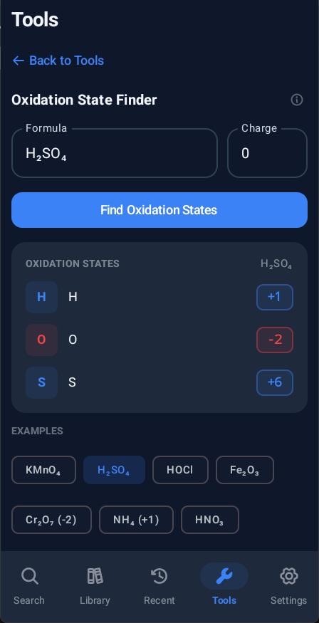 Screenshot of ChemSearch