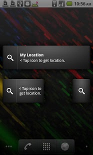 Screenshot of My Location Widget