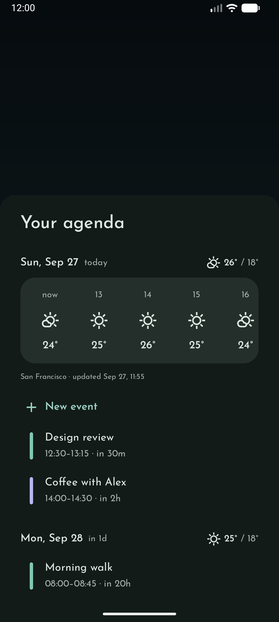 Screenshot of Grace Launcher