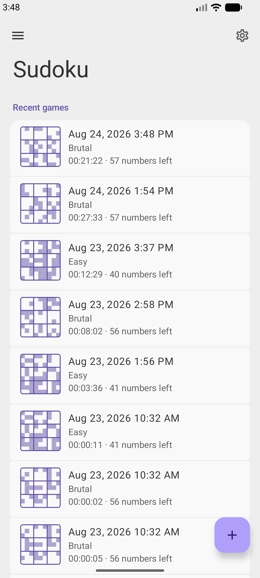 Screenshot of Sudoku You