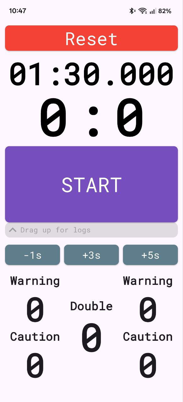 Screenshot of GDF HEMA Timer