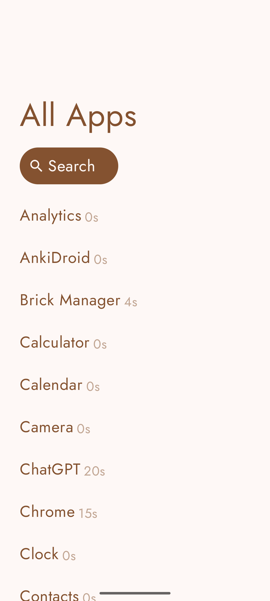 Screenshot of Escape Launcher