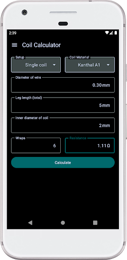 Screenshot of Vape Tools