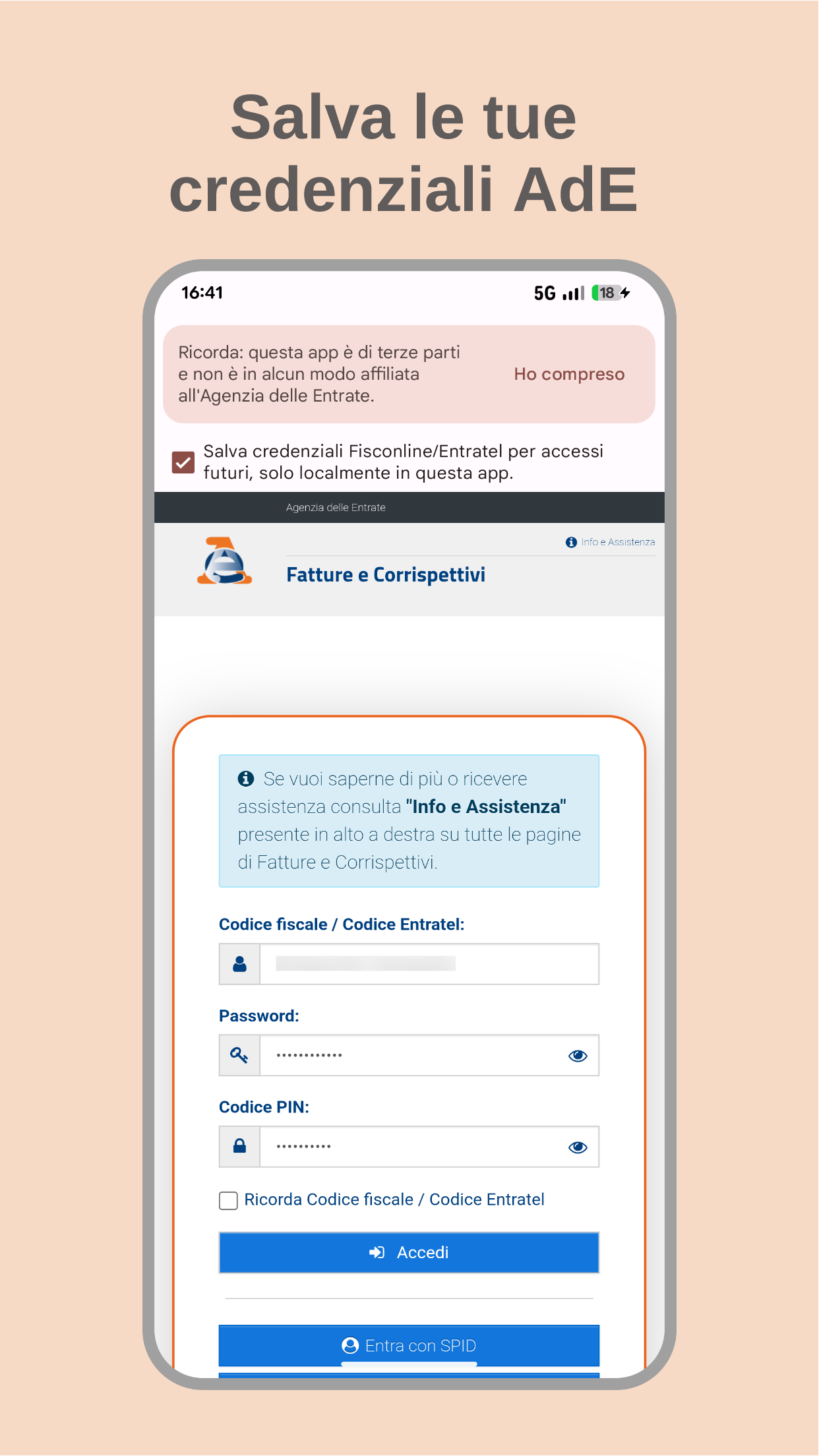 Screenshot of Ricevapp Documento Commerciale