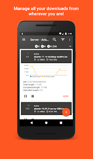 Screenshot of Aria2App
