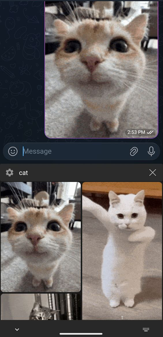 Screenshot of GifBoard