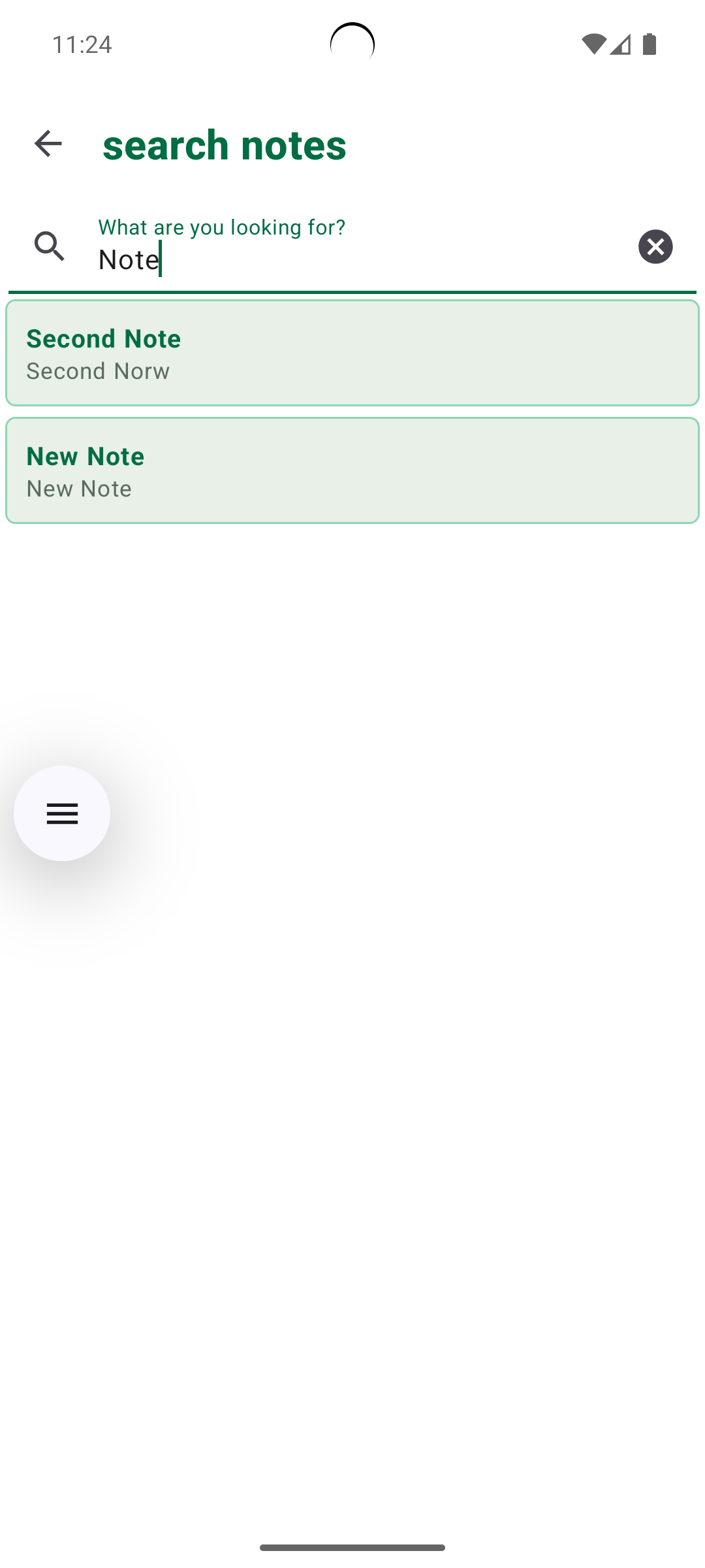 Screenshot of Leafpad