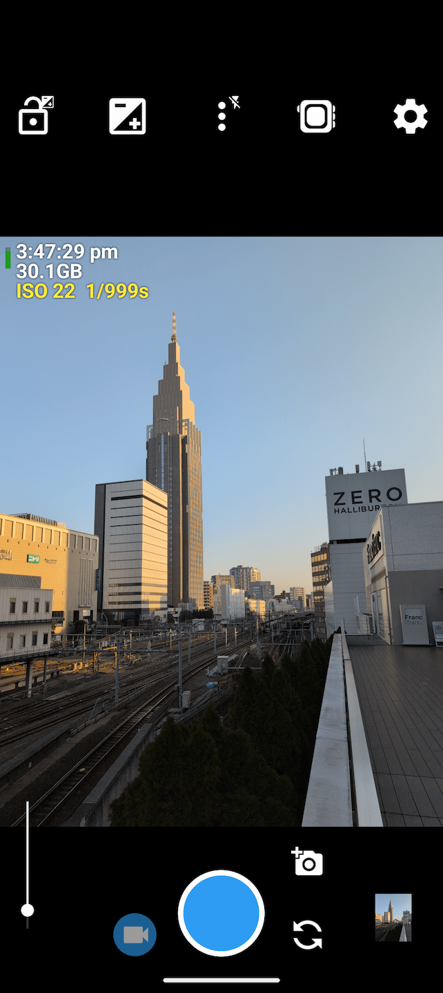Screenshot of OW Camera 2 For Pebble