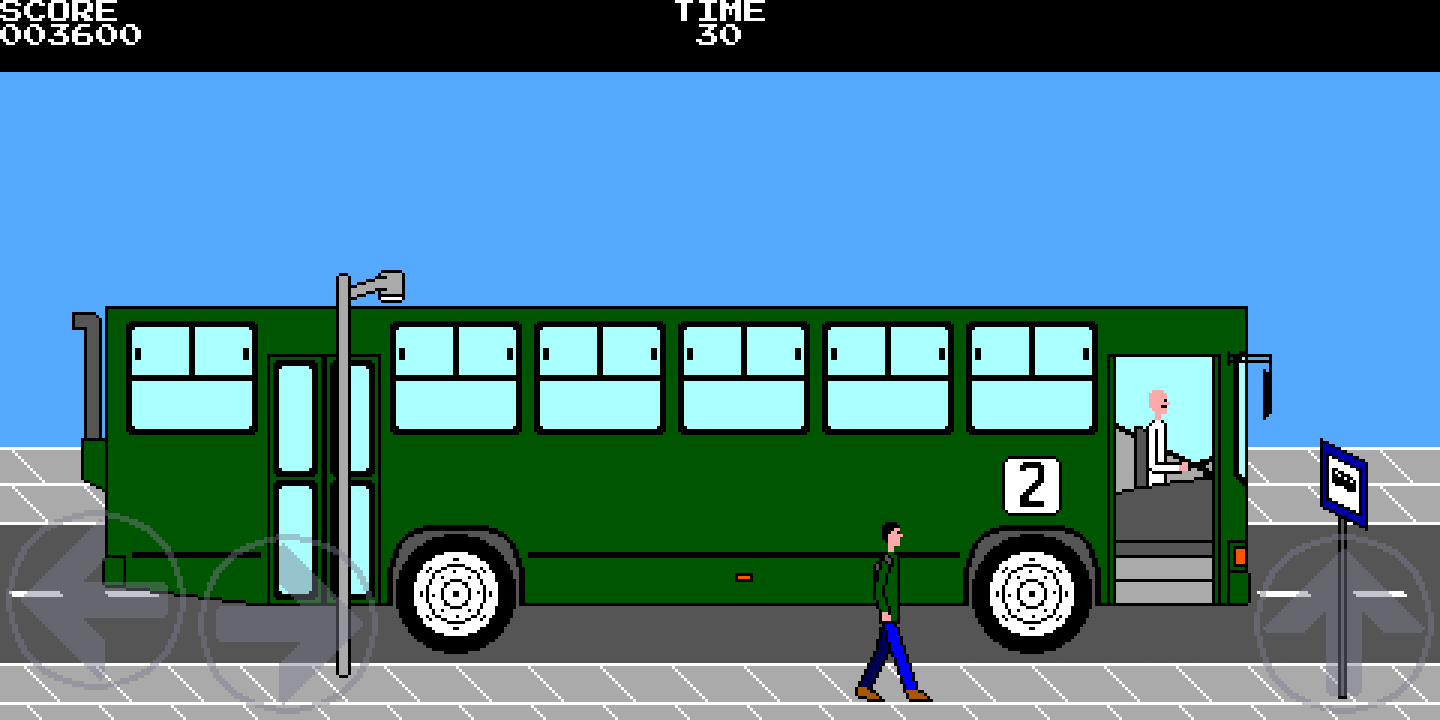 Screenshot of Alex vs Bus: The Race