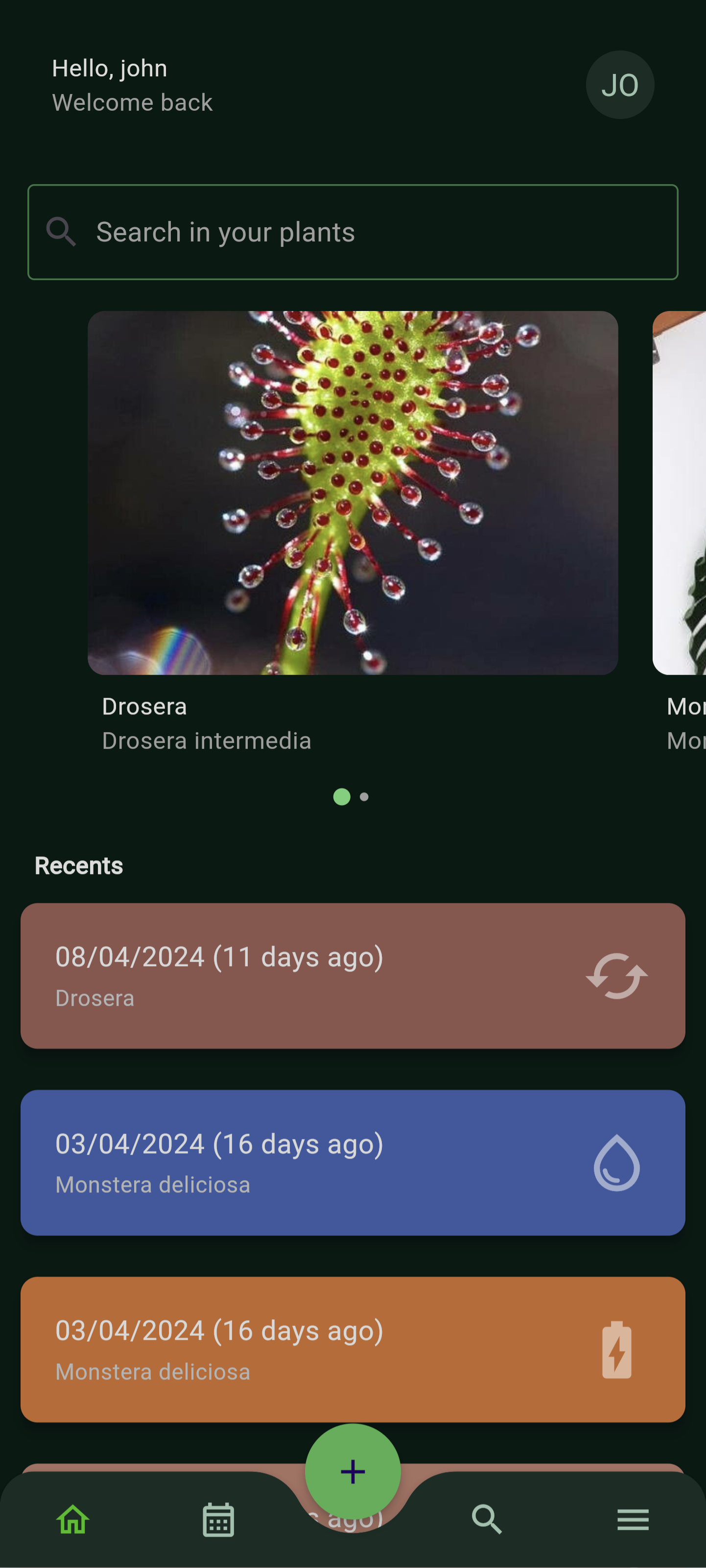 Screenshot of Plant-it