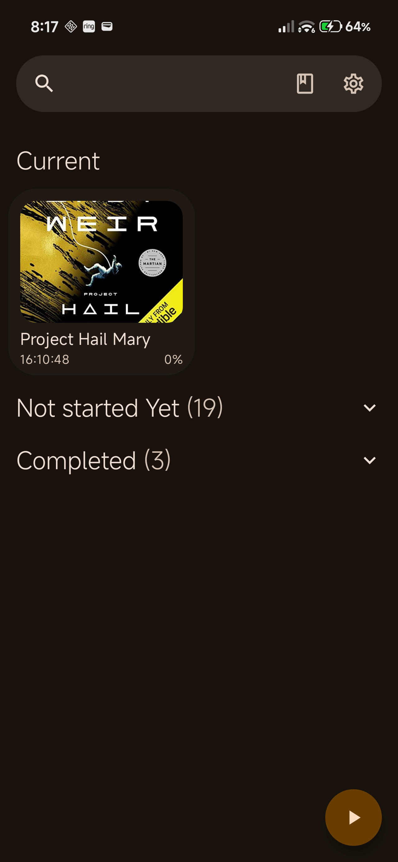 Screenshot of VoicePlus – Audiobook Player