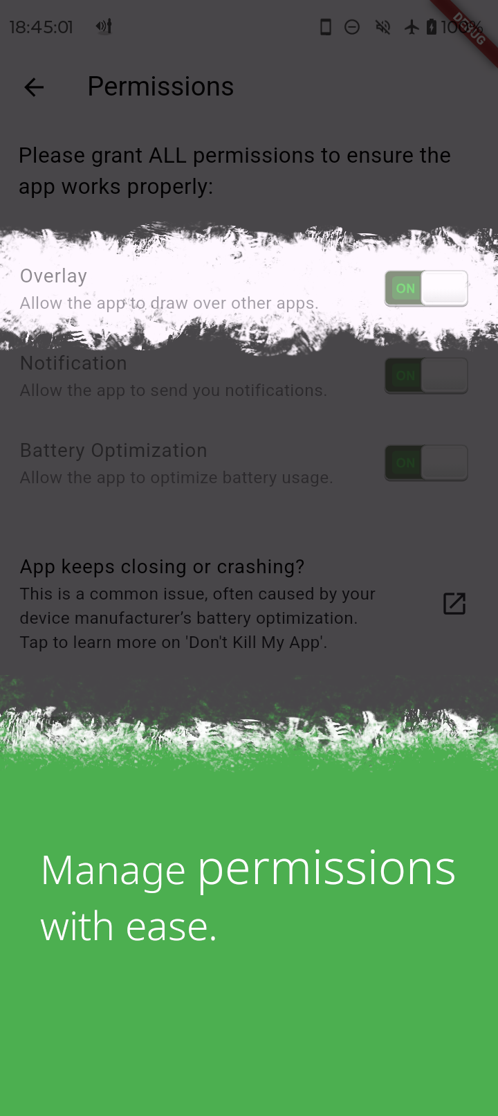 Screenshot of Floating Volume