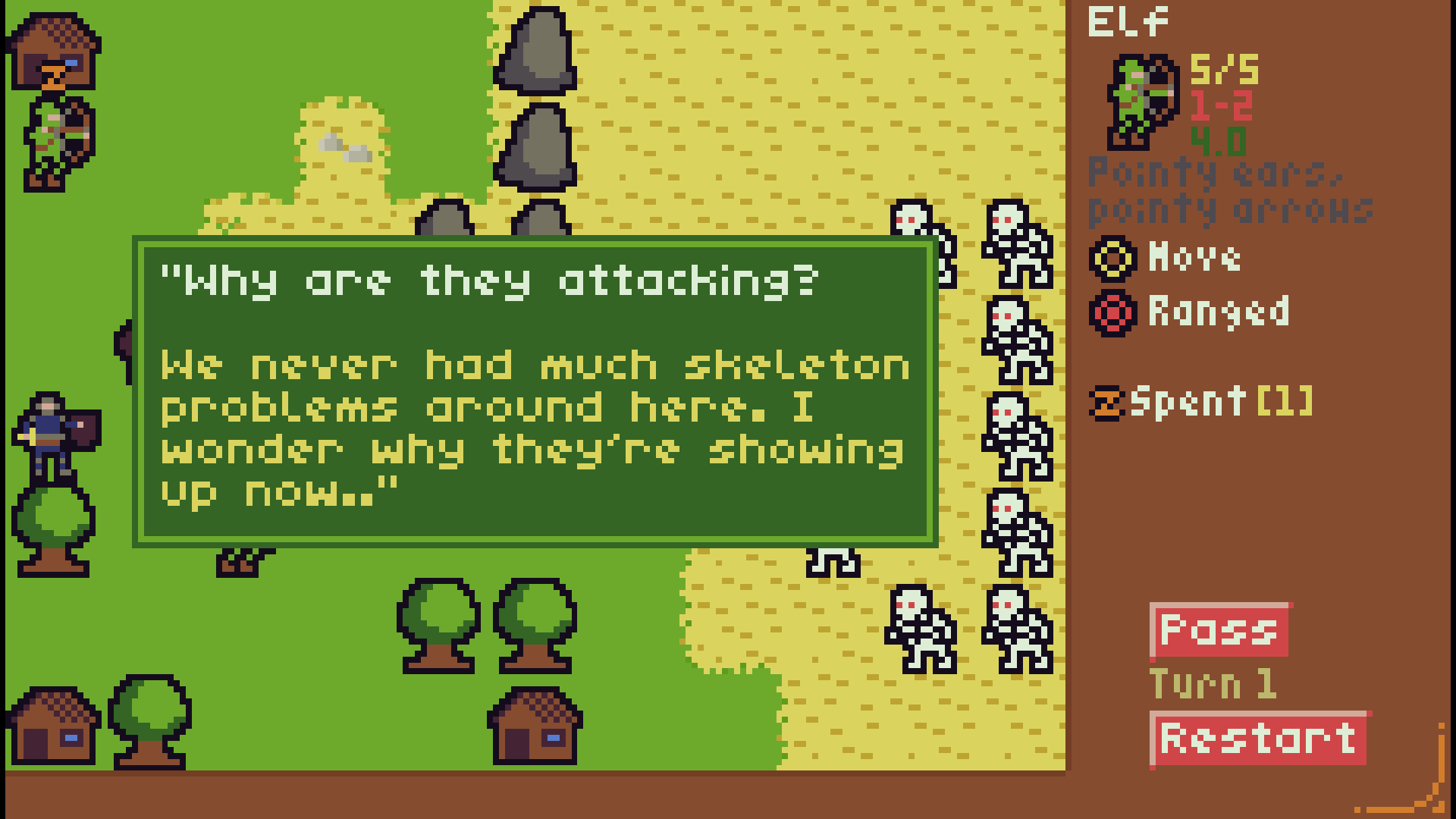 Screenshot of Turns of War