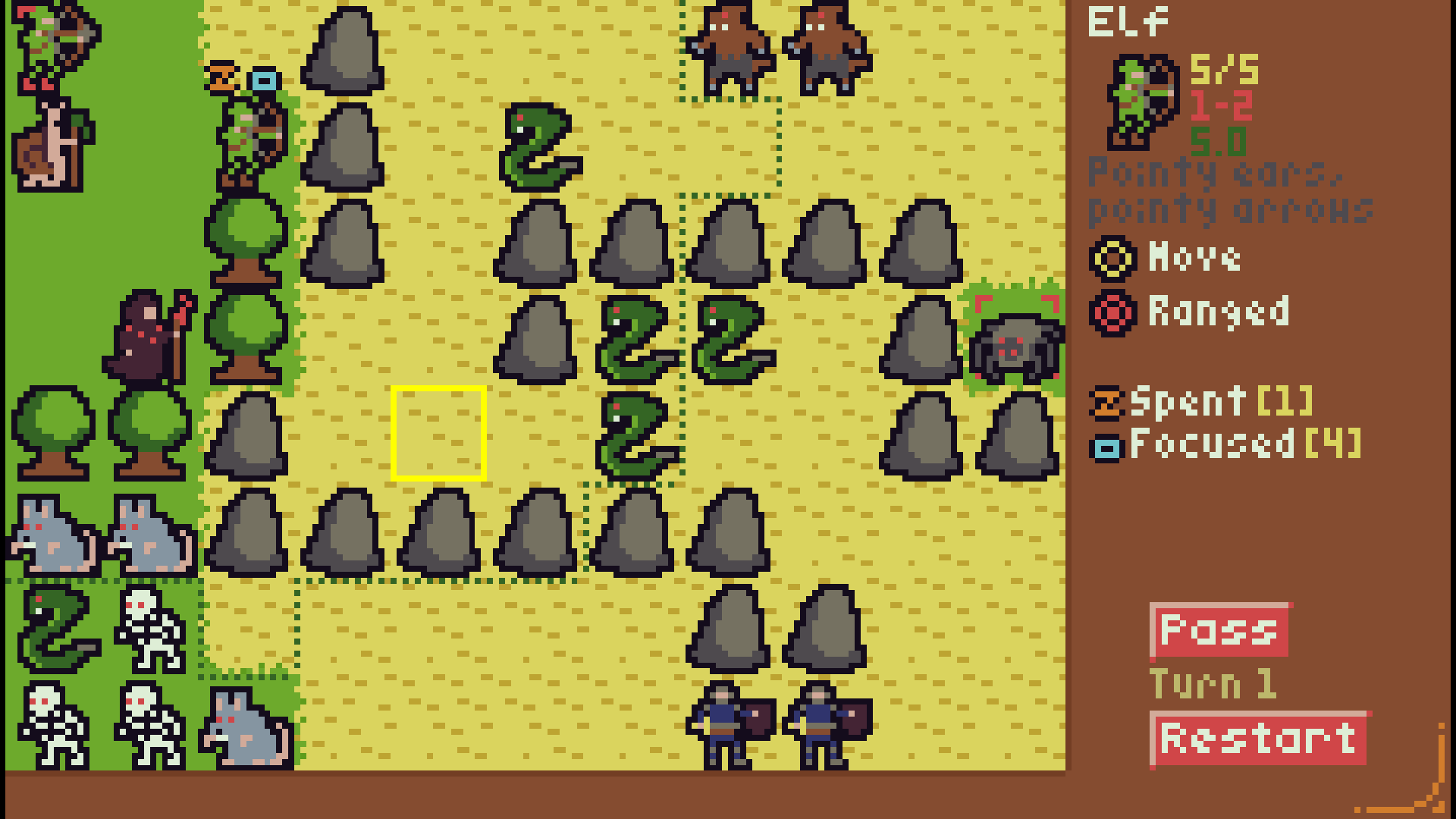 Screenshot of Turns of War
