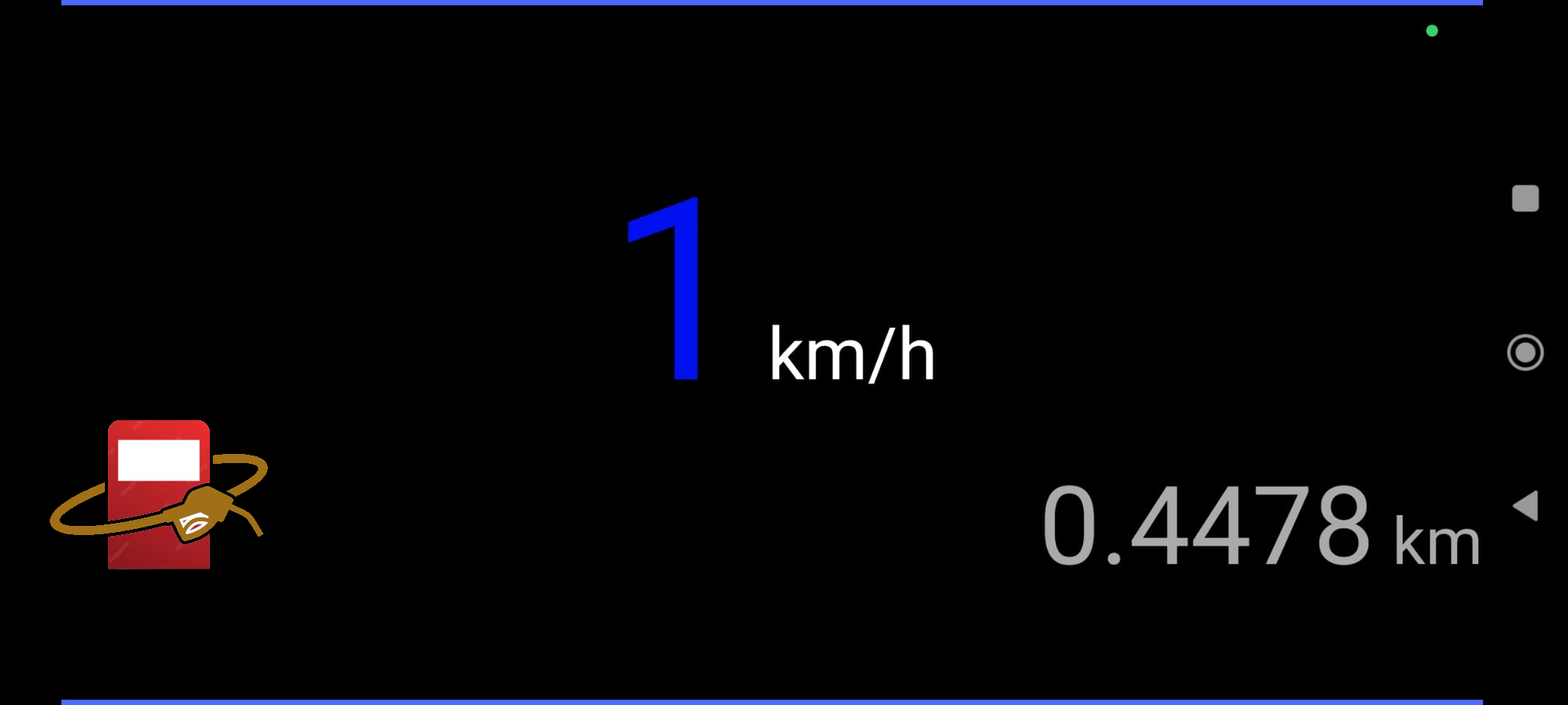 Screenshot of Stateful Speedometer