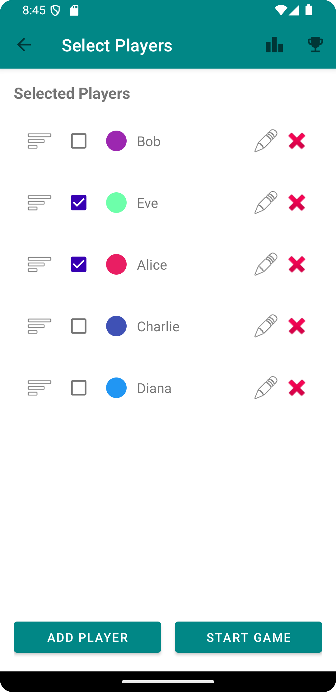 Screenshot of ScoreHub - Game Score Tracker