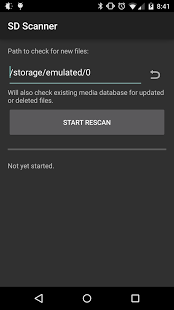 Screenshot of SD Scanner