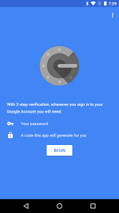 Screenshot of Authenticator