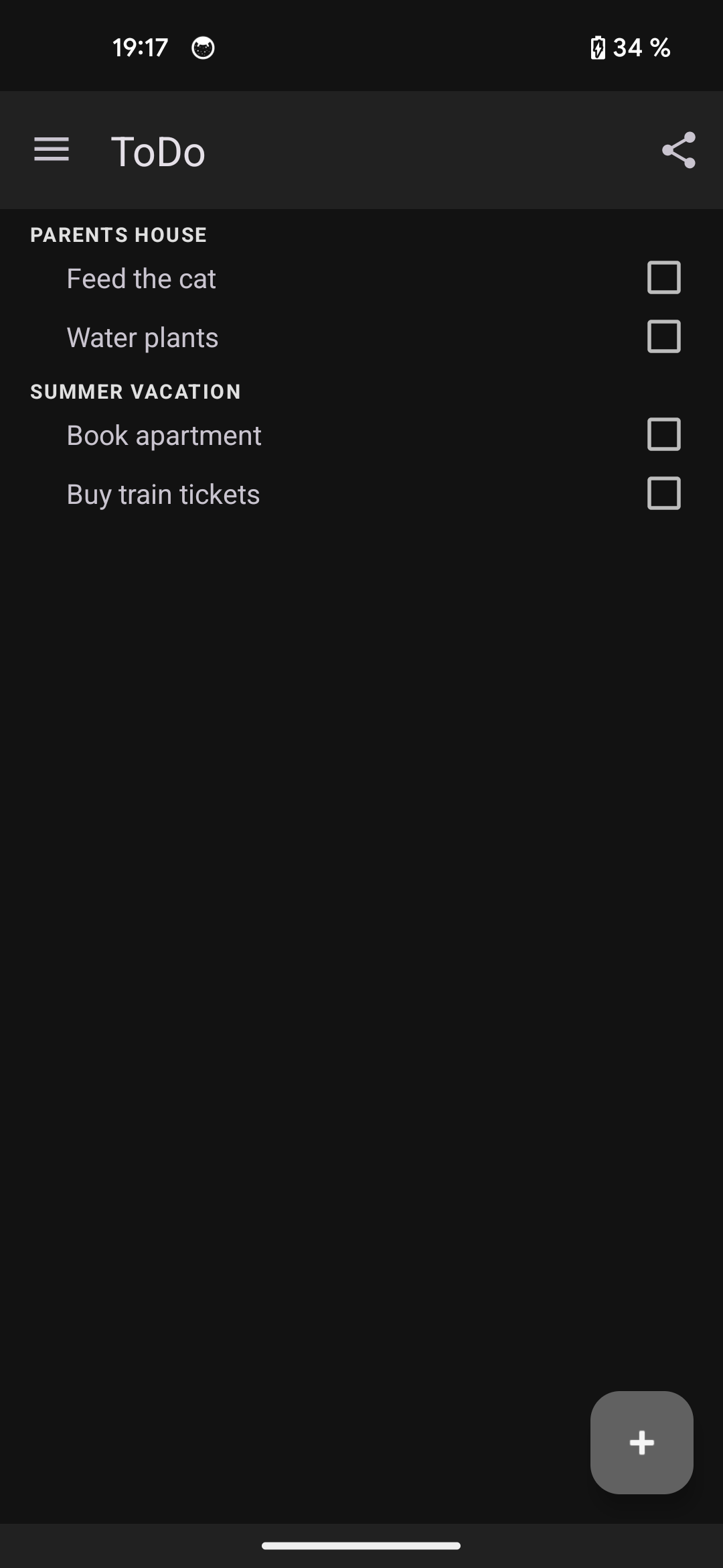 Screenshot of Groce
