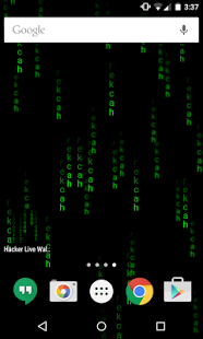 Screenshot of Hacker Live Wallpaper