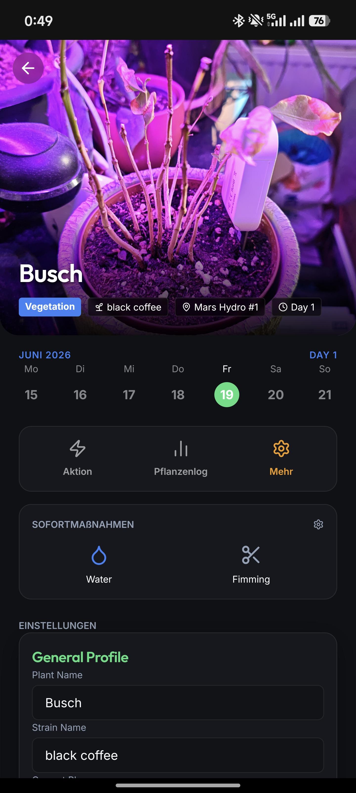 Screenshot of Calyx - Grow Tracker