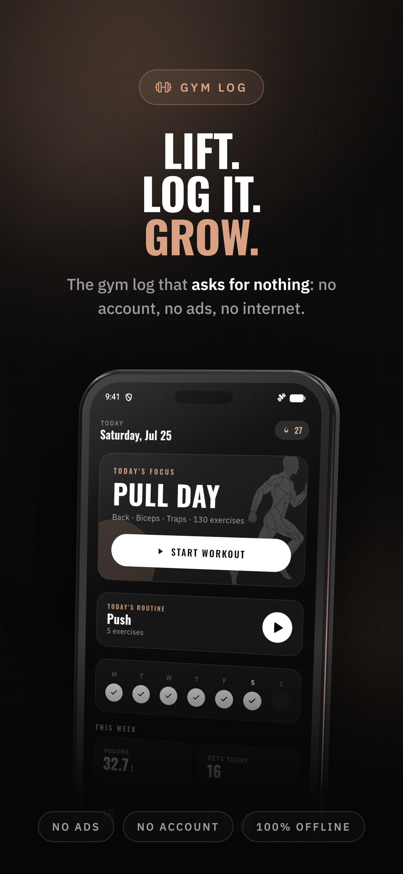 Screenshot of GymMane