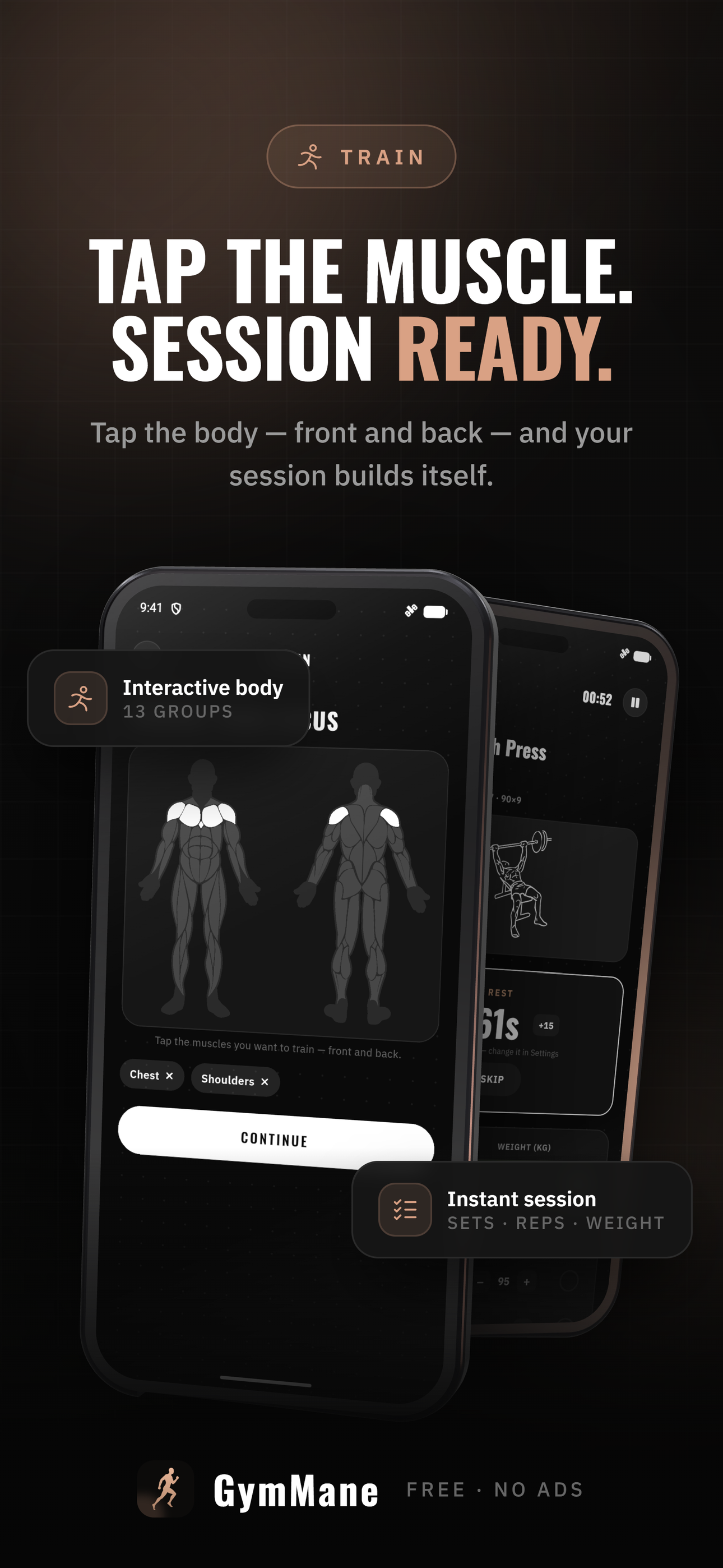Screenshot of GymMane